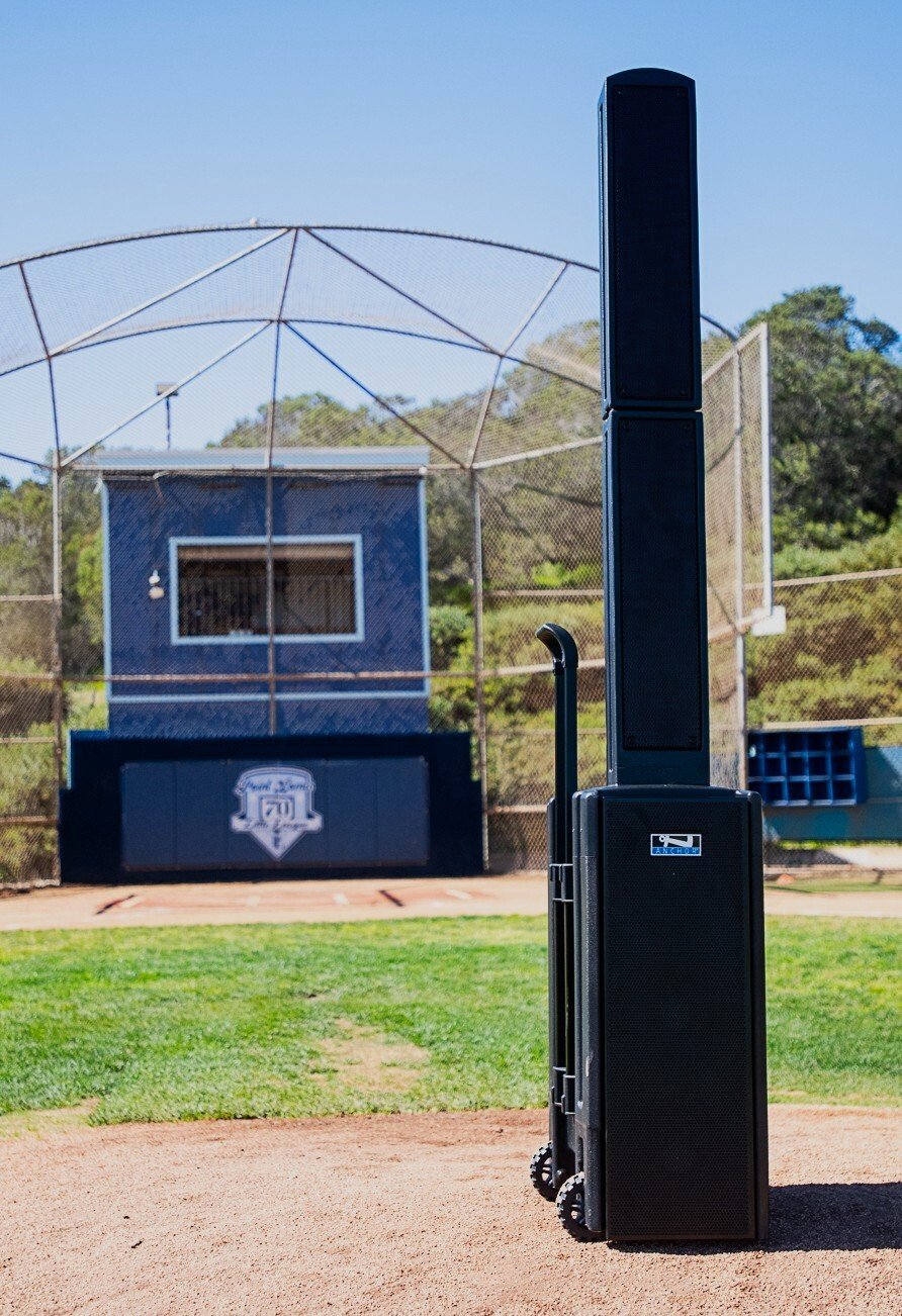 Beacon 3 Speaker on Baseball Field