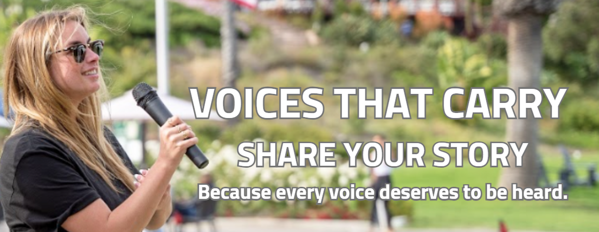Voices That Carry Share Your Story Voices That Carry Share Your Story