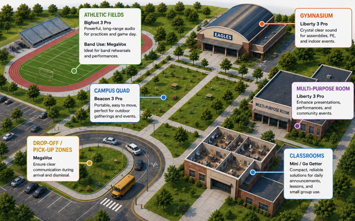 Back-to-School Facilities Guide | School PA Systems for Every Campus